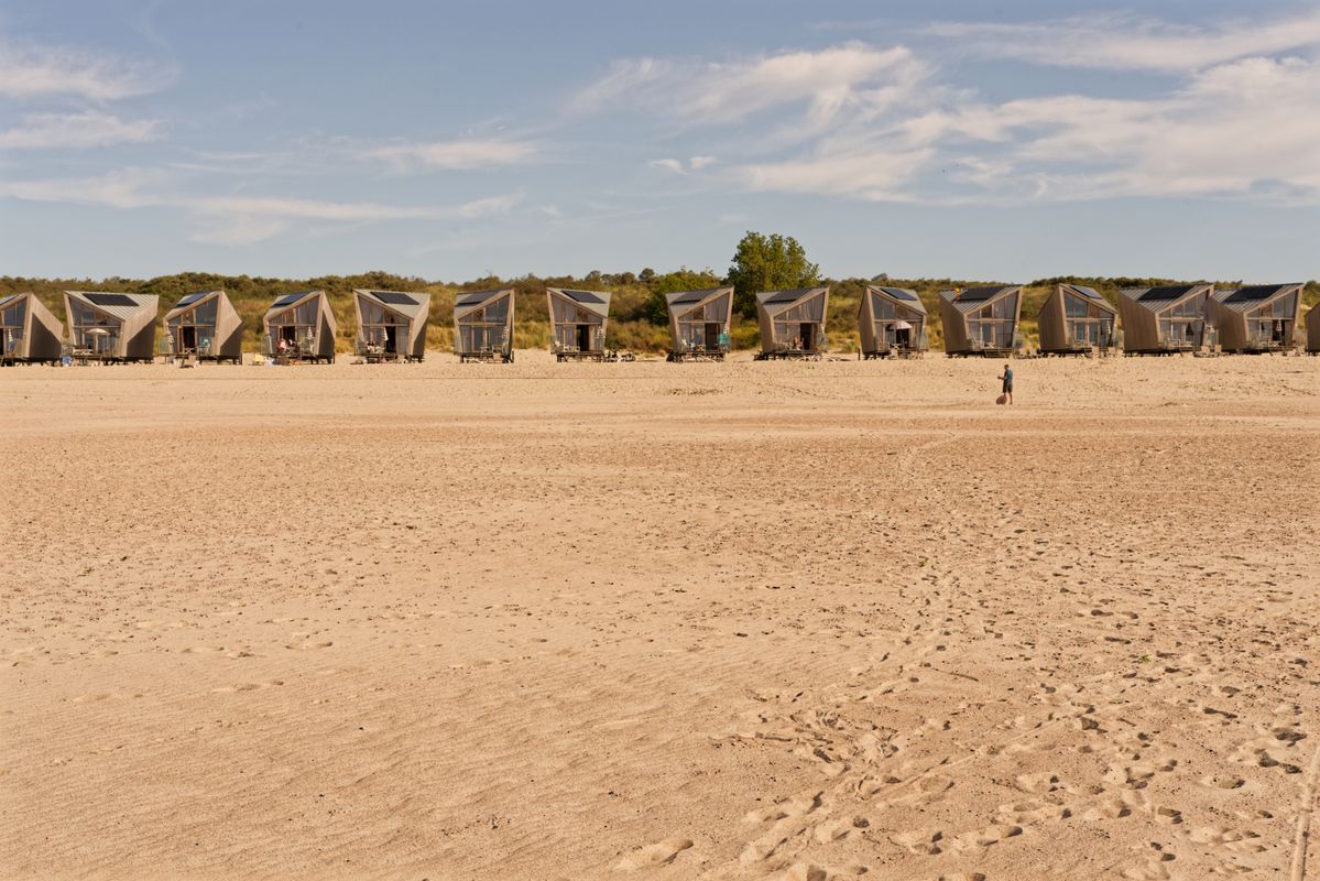 Strandhäuser auf Zeeland, die moderneren