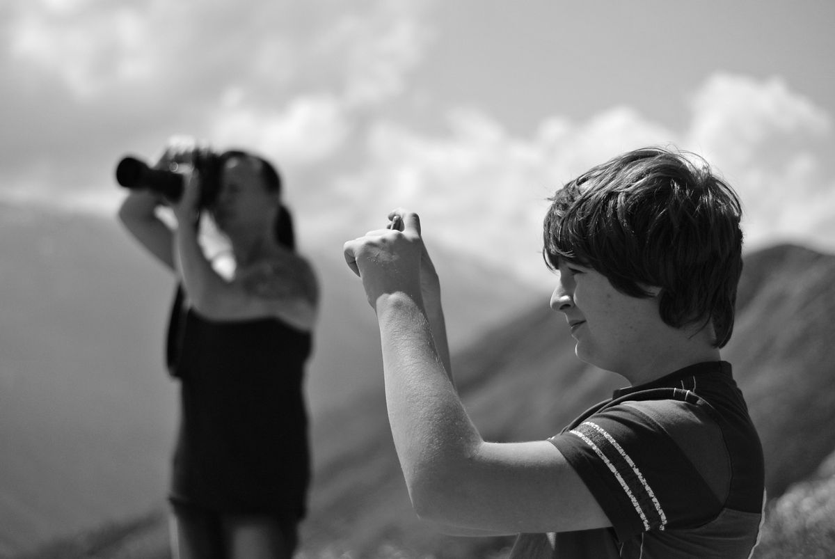 Unterwegs über den Grimsel mussten wir natürlich den Aletschgletscher fotografieren...